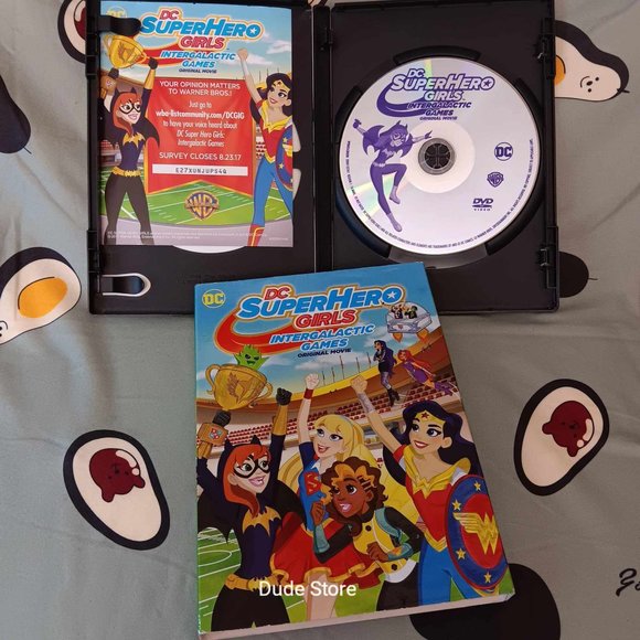 DC Super Hero Girls: Intergalactic Games - 2017 DVD - Good+ - Picture 2 of 3